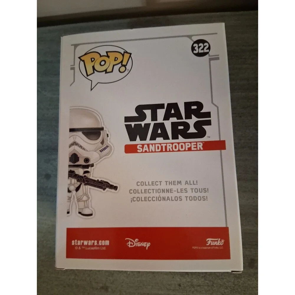 NIB Funko POP! Star Wars Sandtrooper Vinyl Figure #322